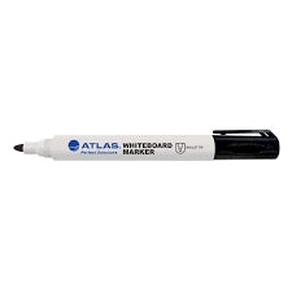Atlas Bullet Whiteboard Marker Pack Black