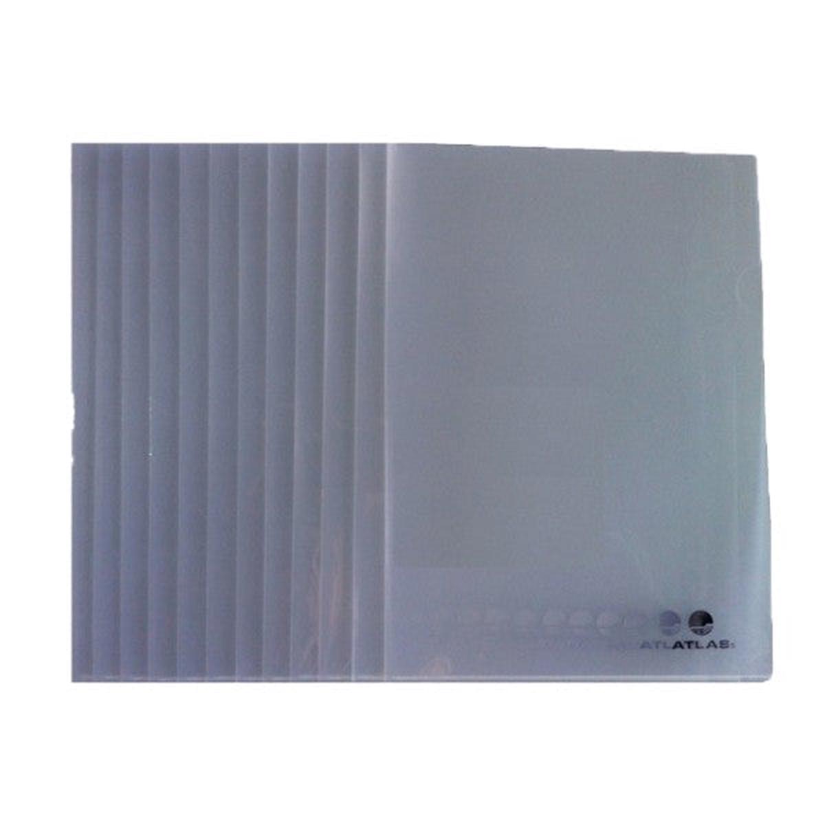 Atlas L Shape Folder A4 120m Blue