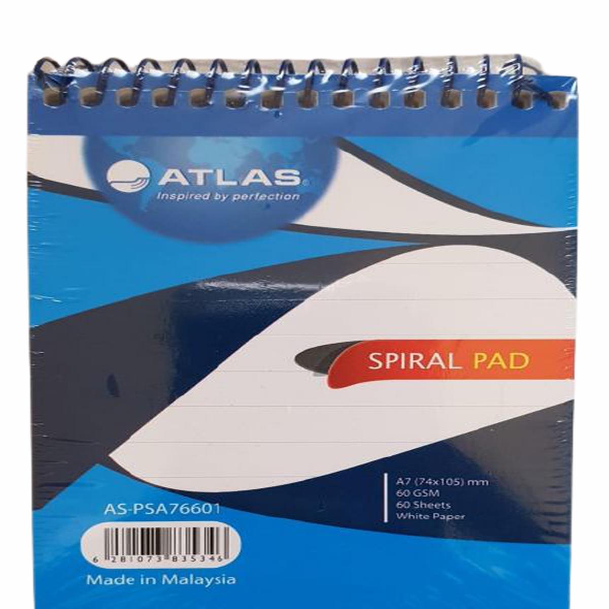Atlas spiral notebook A7 60gsm 60Sheets