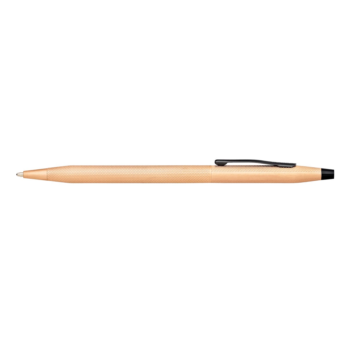 Cross Classic Century Brushed Rose Gold PVD Ballpoint Pen, Medium Nib, Black Ink