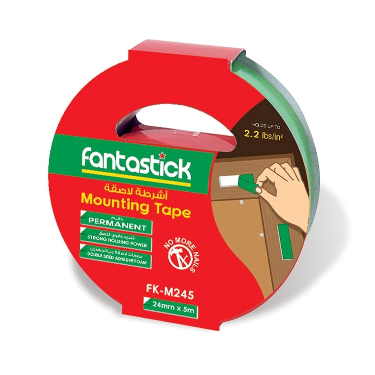Fantastick Mounting Tape 1″x5m 12 Rolls Box