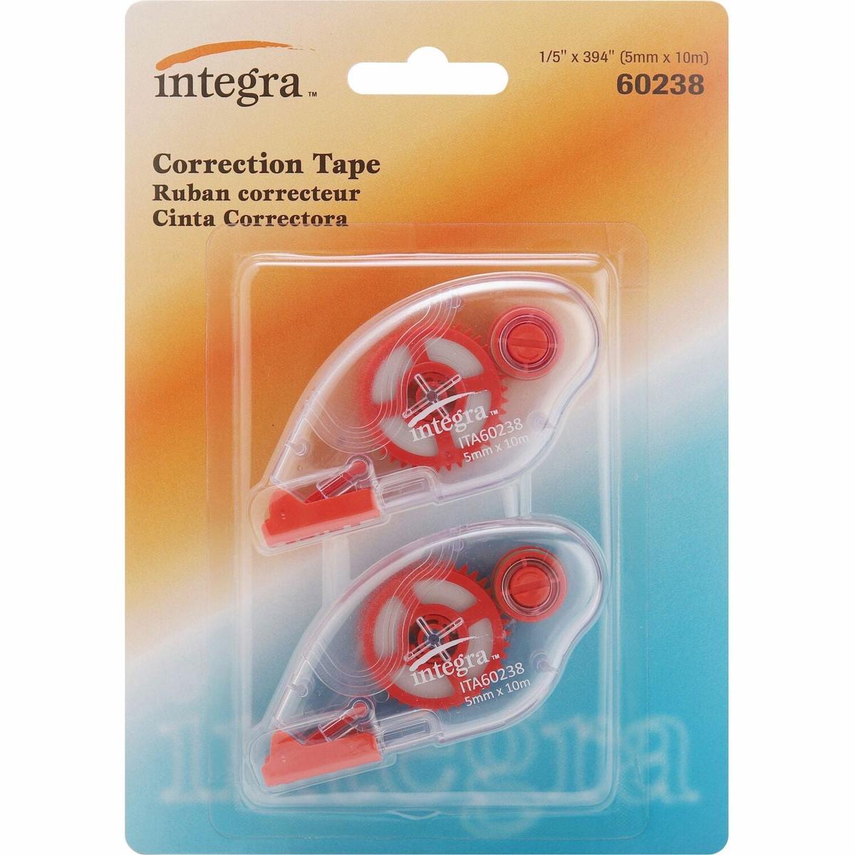 Integra Correction Tape – 2 Dispensers/PK (60238)