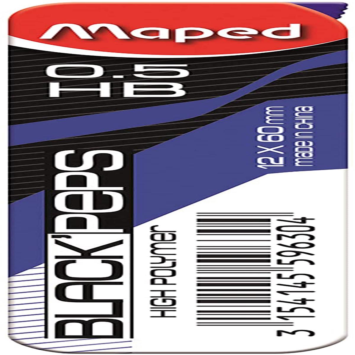 Maped Lead Case 0.5 Blister Pack of 2