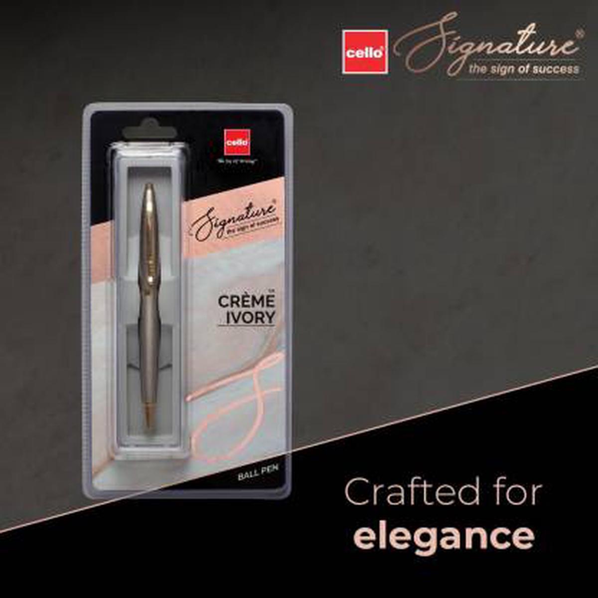 Cello Signature Cream Ivory RP 1BLTR- Blue