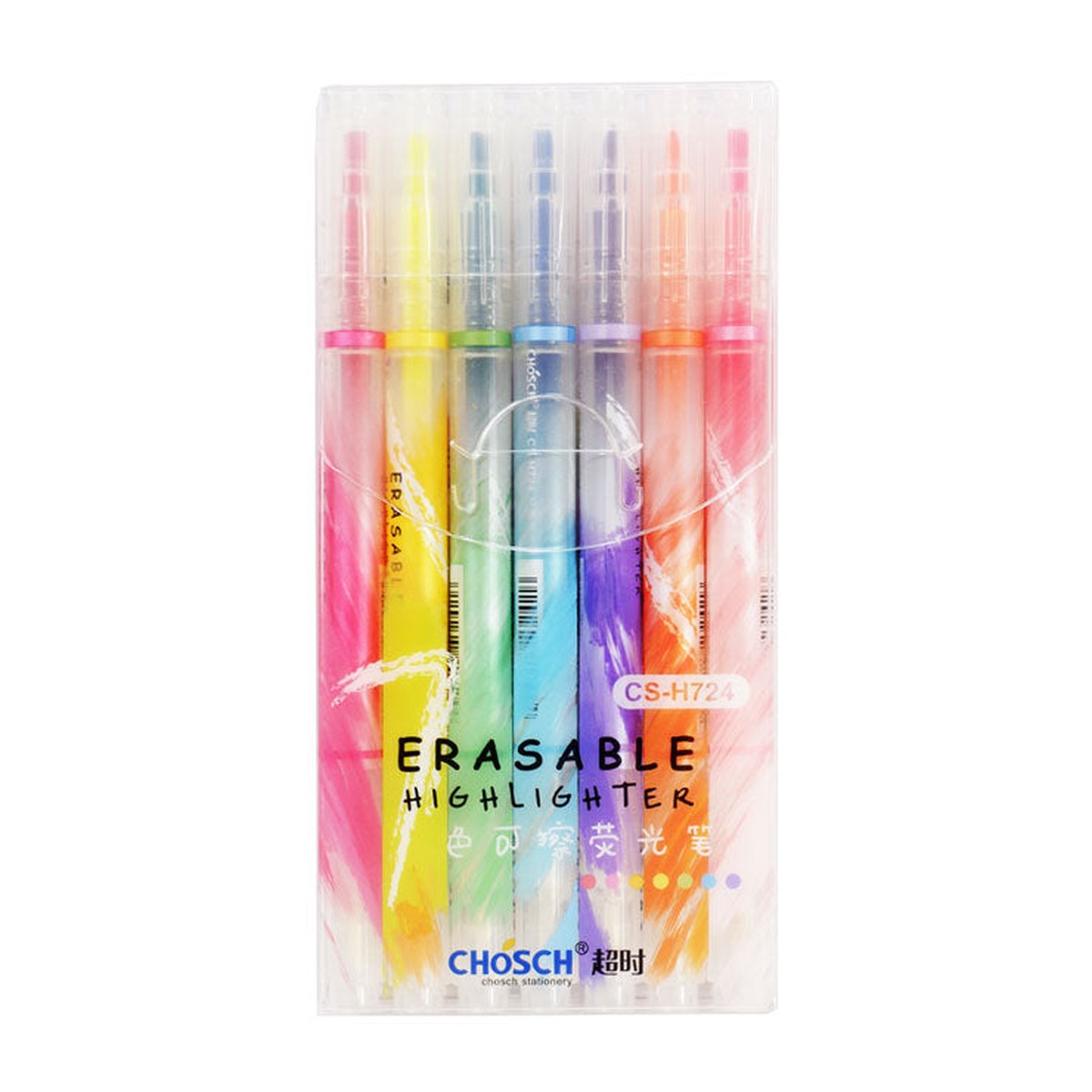 Chosch Erasable Highlighter 7’s CS-H724-7 – School & Office Supplies – Writing