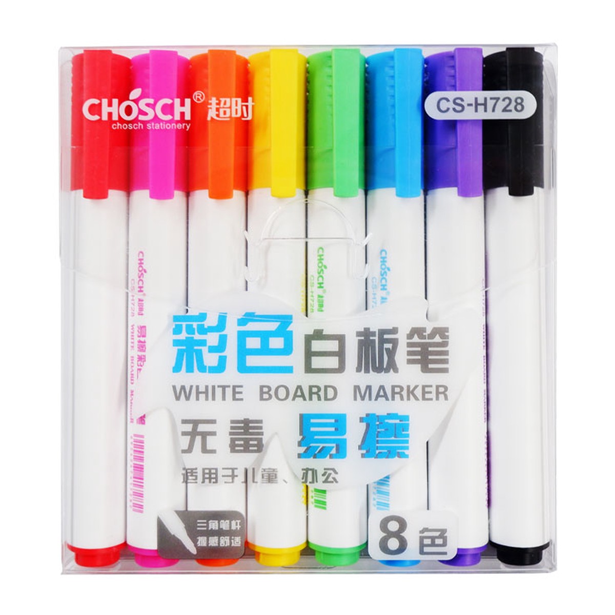 Chosch Whiteboard Marker 8’s CS-H728-8 – School & Office Supplies – Writing