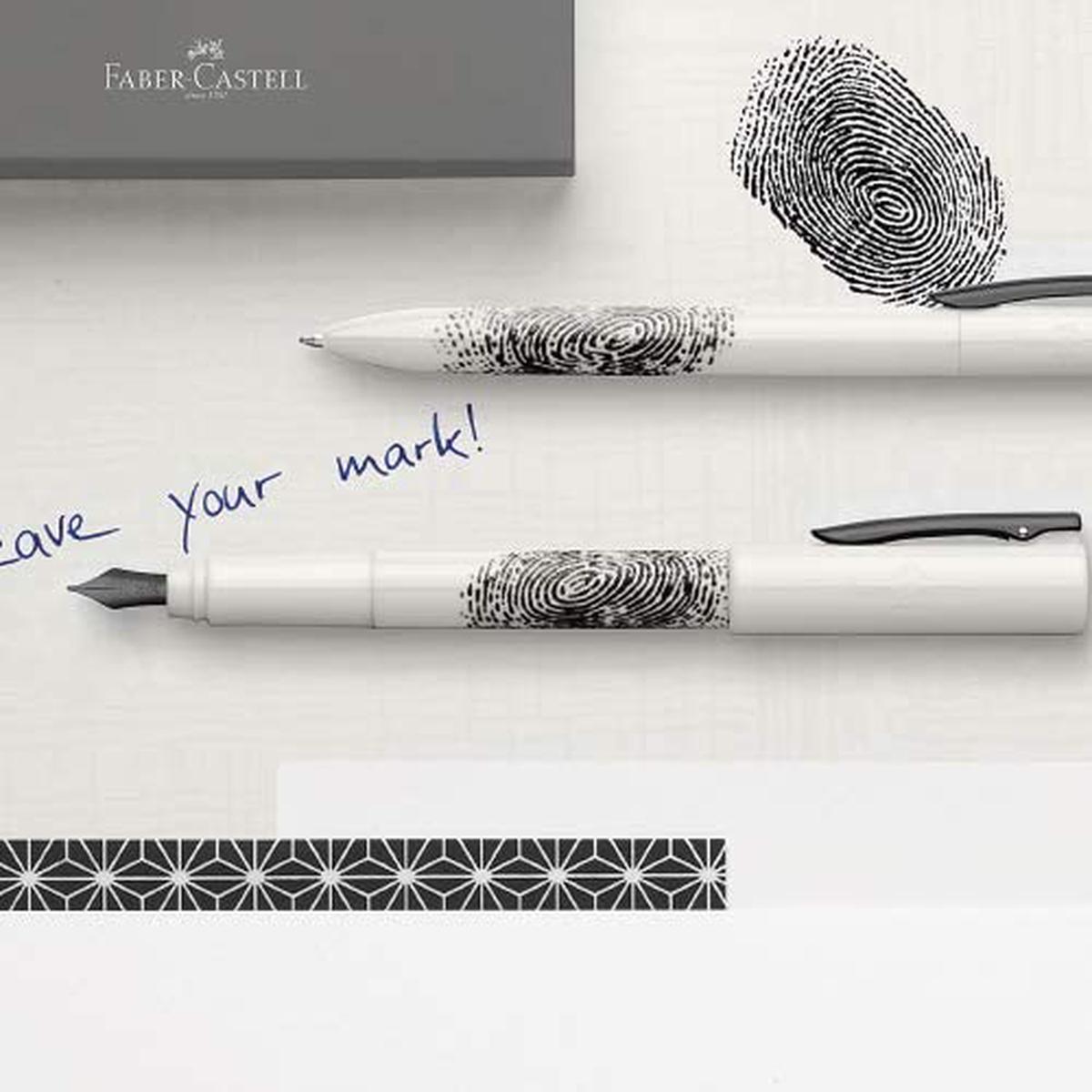 FABER-CASTELL Fountain pen WRITink “Print” white B