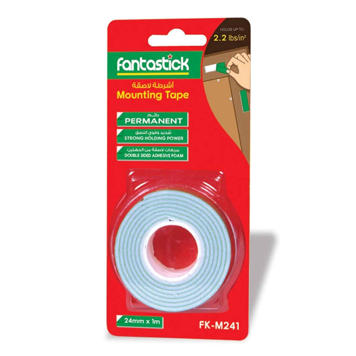Fantastick Mounting Tape 1″x1m 24 Rolls Box