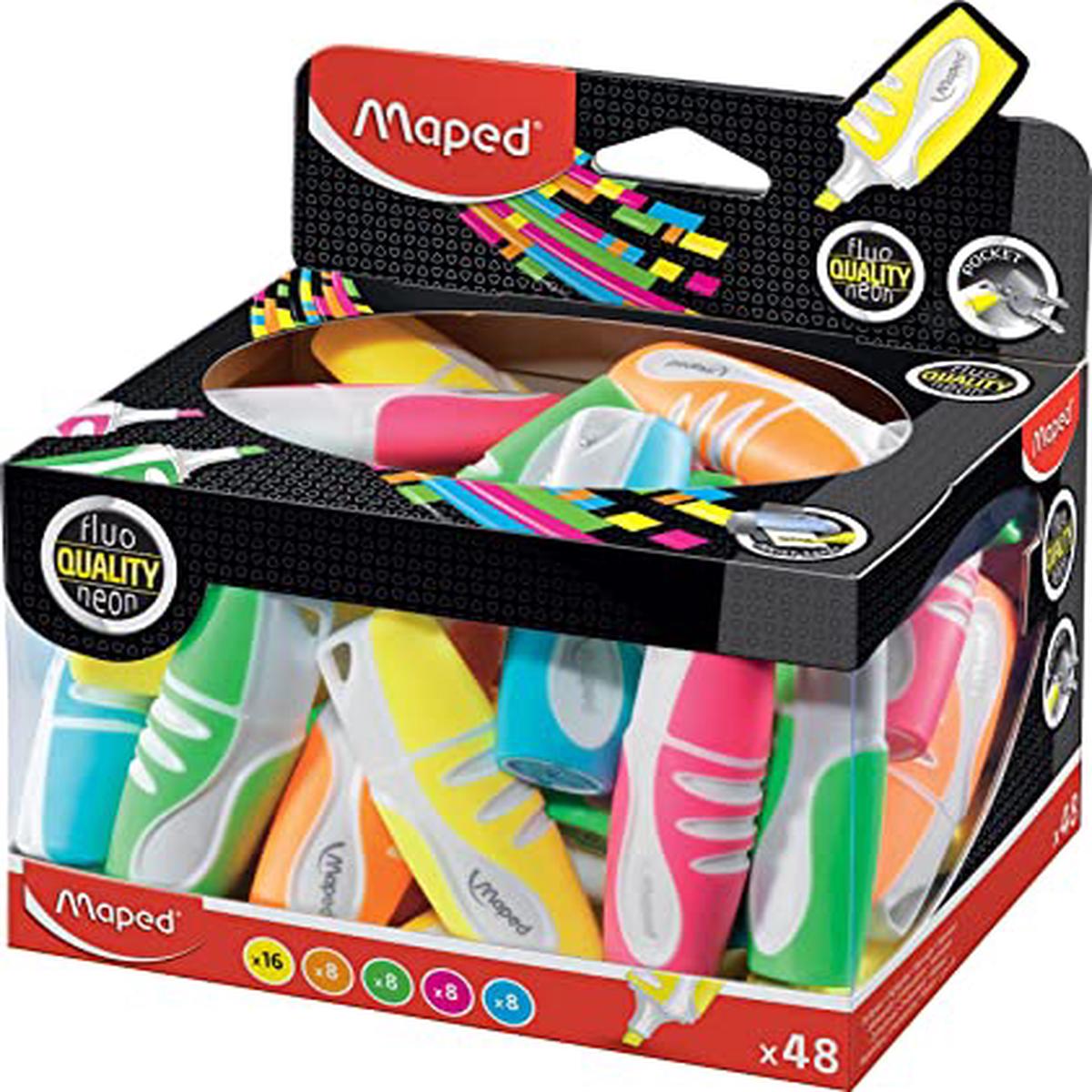 Maped Fluo Peps Highlighter Pocket Ast Clr
