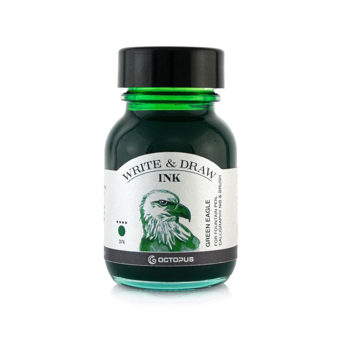 Octopus Fluids Write and Draw Ink 374 Green Eagle 50ml