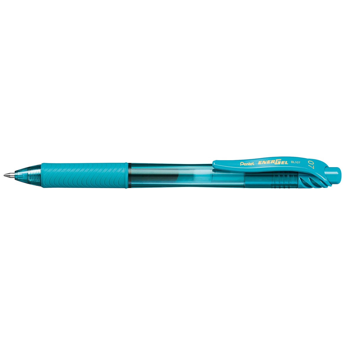 Pentel Energel-X Gel Roller Pen Retractable BL107 0.7mm Turquoise – Pack of 12