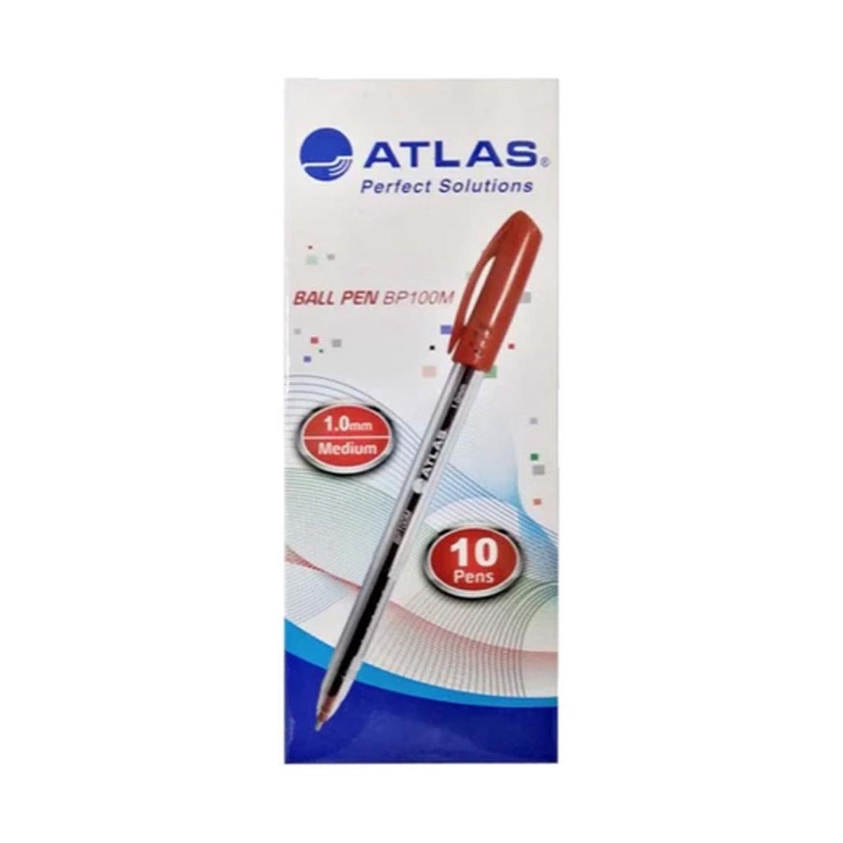 Atlas Smart Grip Ball Pen Red 1mm