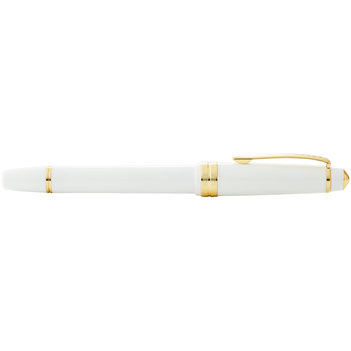 Cross Bailey Light Polished White Resin and Gold Tone Fine Nib Fountain Pen