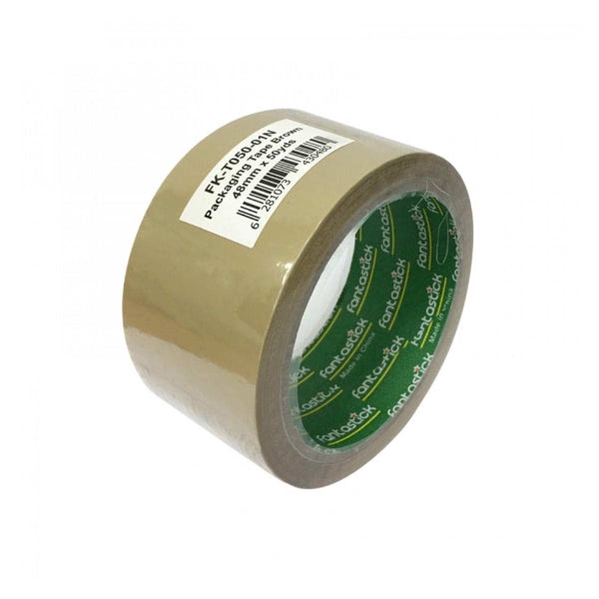 Fantastick Packaging Tape 48mmx100yds Brown