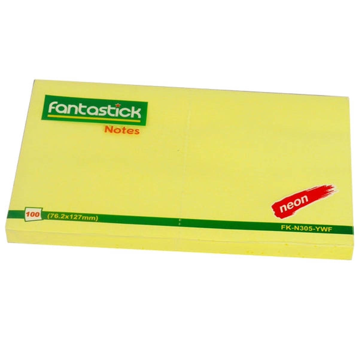Fantastick Stick Notes 3×5″ Fluor. Yellow