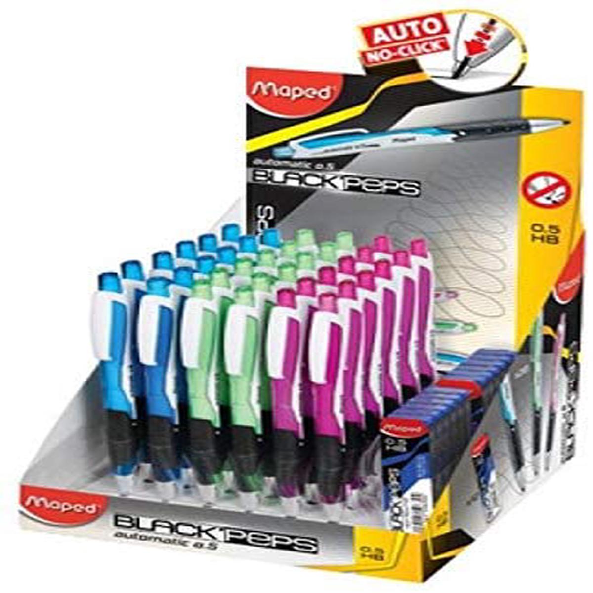Maped Mech Pencil 0.5 Automatic Display of 36pcs with 12 tubes Lead