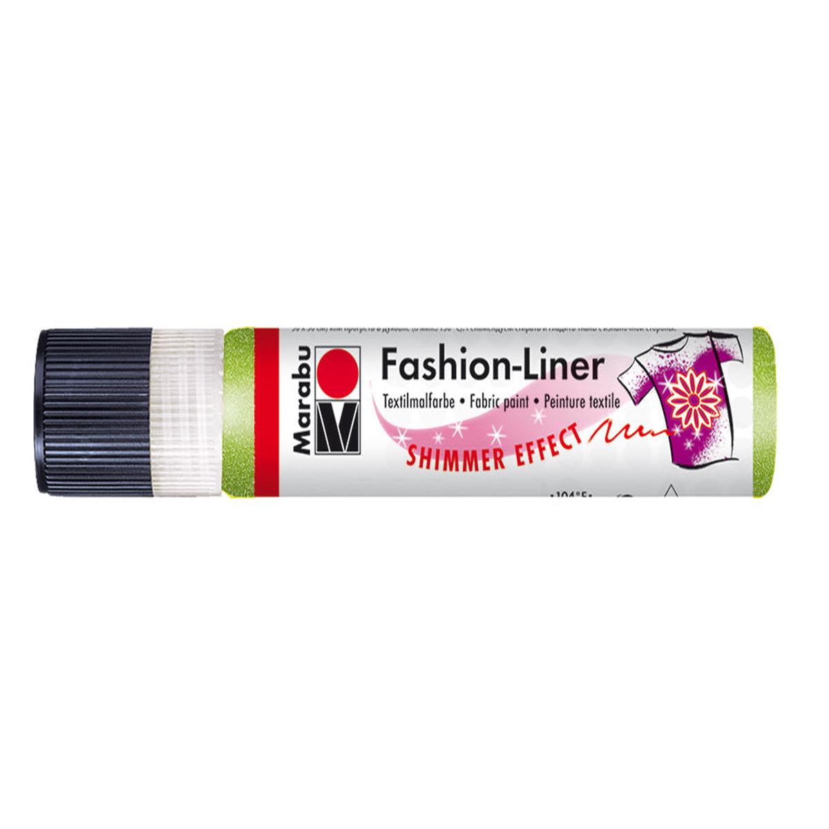 Marabu Fashion-Liner, 560 Shimmer-Reseda, 25 Ml