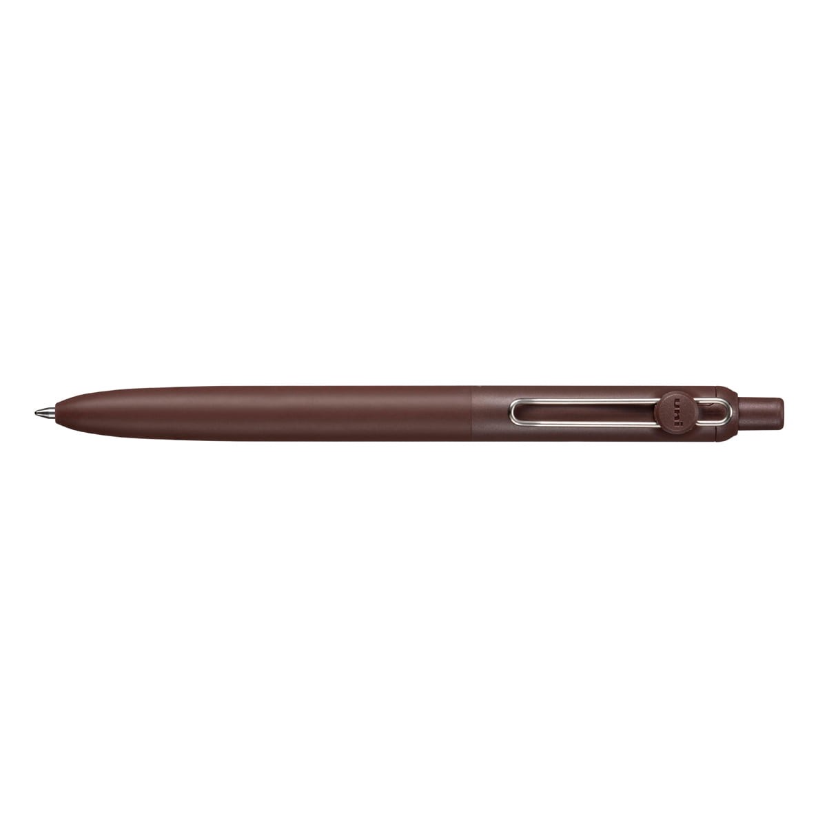 Uni-Ball Zento 0.7mm Retractable Rollerball Pen Black Ultra Liquid Ink Umber Barrel