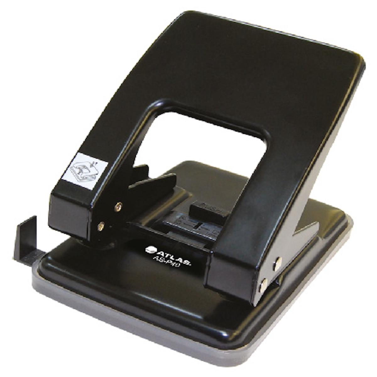 Atlas Paper Punch 40 sheets Black
