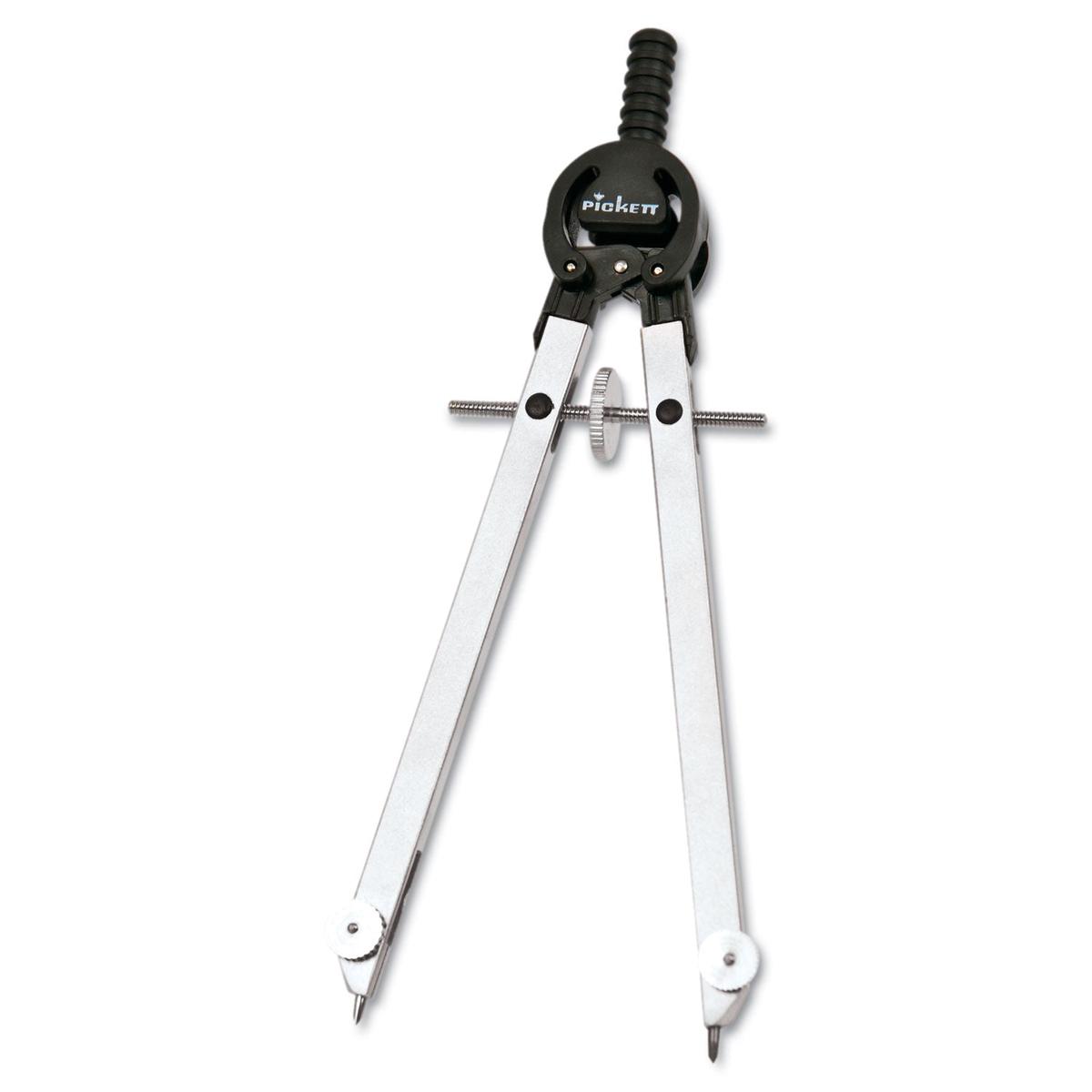 Chartpak Masterbow Compass, 10″ Maximum Diameter, Steel, Chrome (401N)