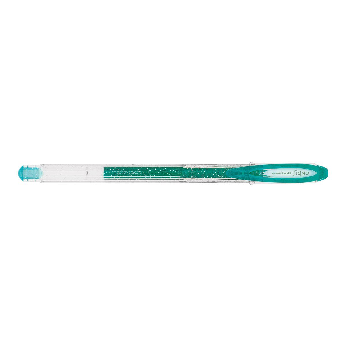 Uni-Ball Signo Gel Pen, Sparkling 0.7mm Capped Green UM-122