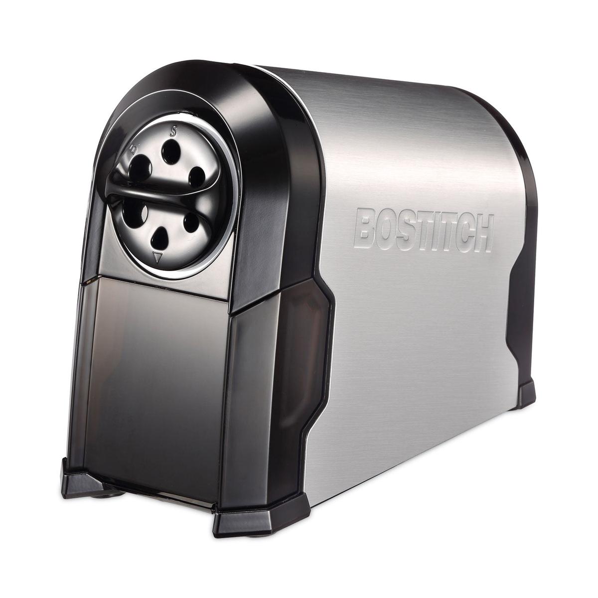 Bostitch Super Pro Glow Commercial Electric Pencil Sharpener, AC-Powered, 6.13 x 10.63 x 9, Black/Silver (EPS14HC)