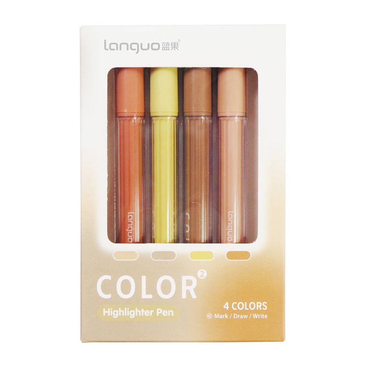Brown Series Highlighter Set 4’s M610-4 – School & Office Supplies – Writing