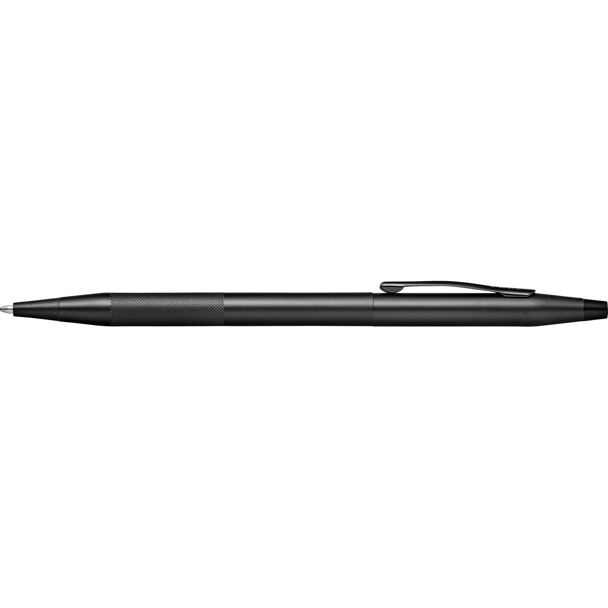 Cross Classic Century Black with Micro Knurl Pattern Ballpoint Pen, Medium Nib, Black Ink