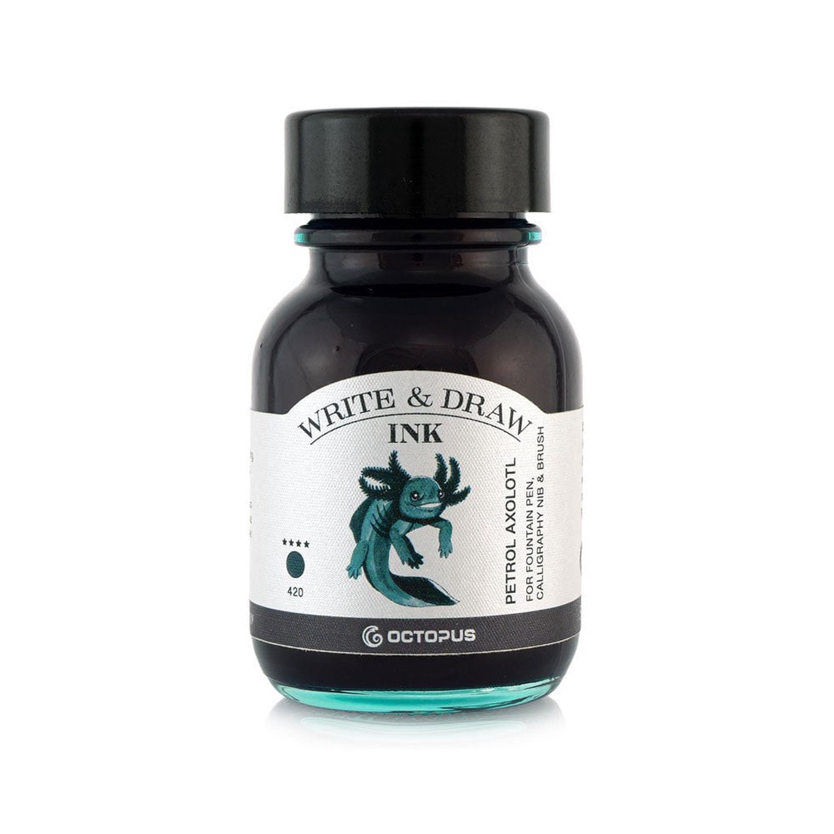 Octopus Fluids Write and Draw Ink 420 Petrol Axolotl 50ml