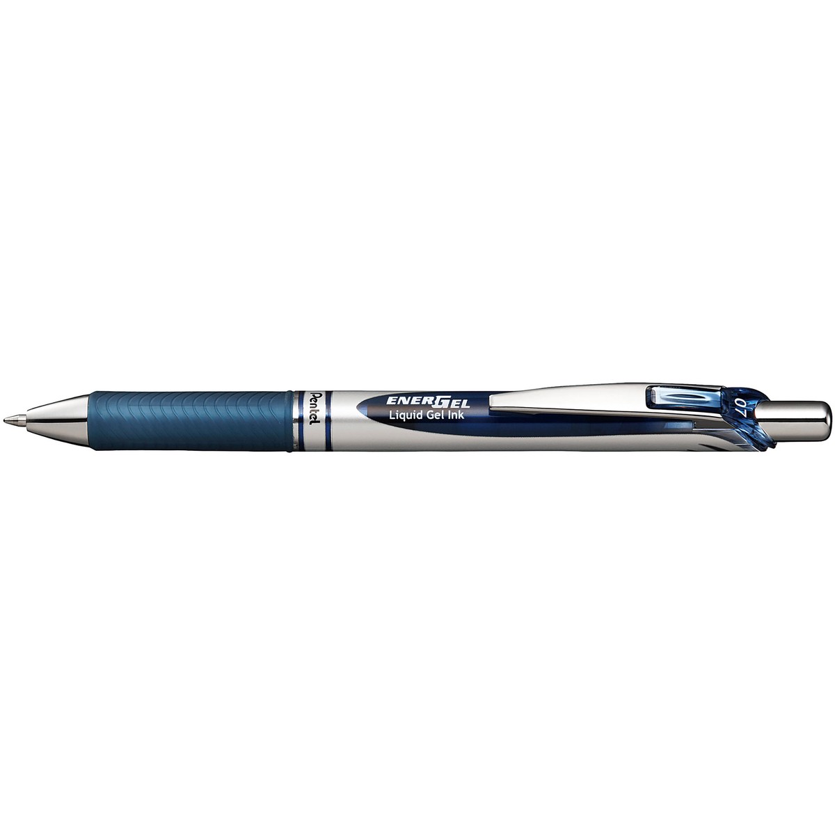 Pentel Energel Gel Roller Pen Retractable BL77 0.7mm Navy – Pack of 12