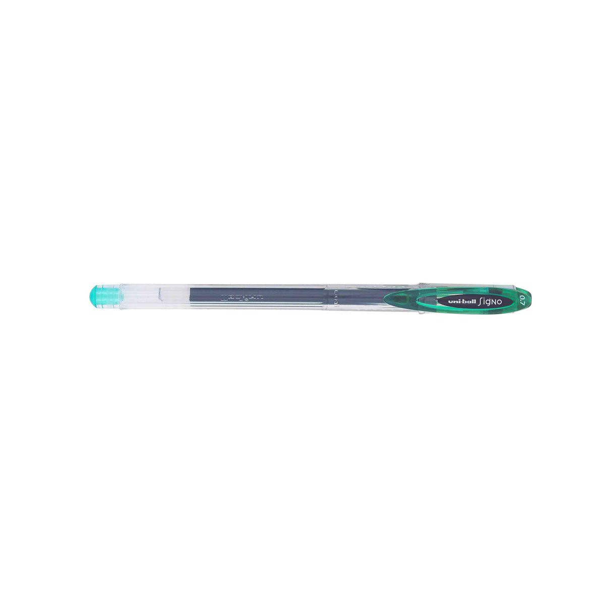 Uni-ball Signo Gel Pen, Fine 0.7mm Capped Green UM-120