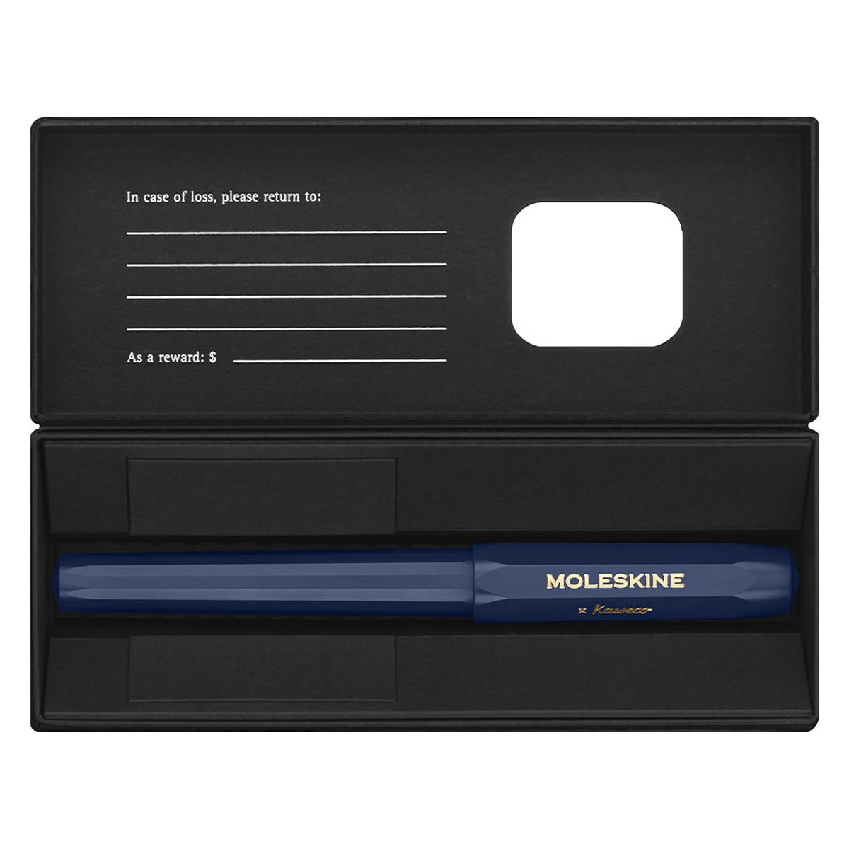 Moleskine x Kaweco Ballpoint 1.0mm, Blue Body, Blue Ink
