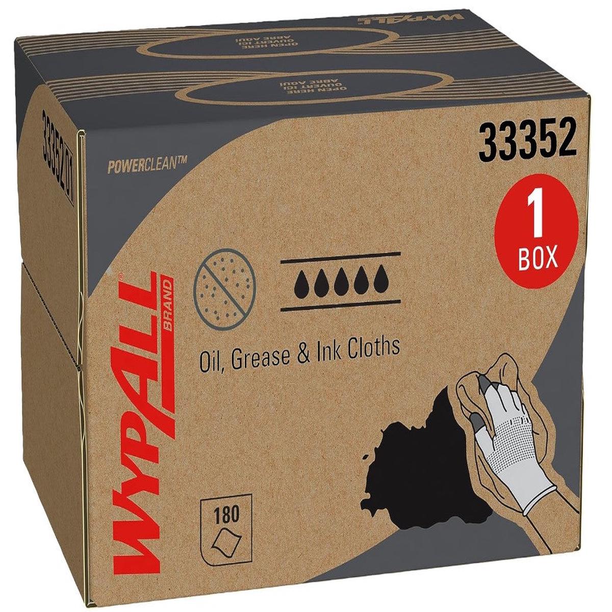 Kimtech Prep Kimtex Disposable Brag Box Blue Wiper (180-Sheet)