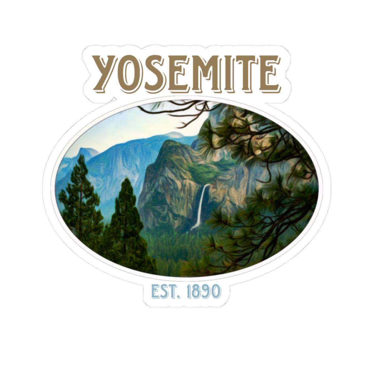 Yosemite Est 1890 Sticker
