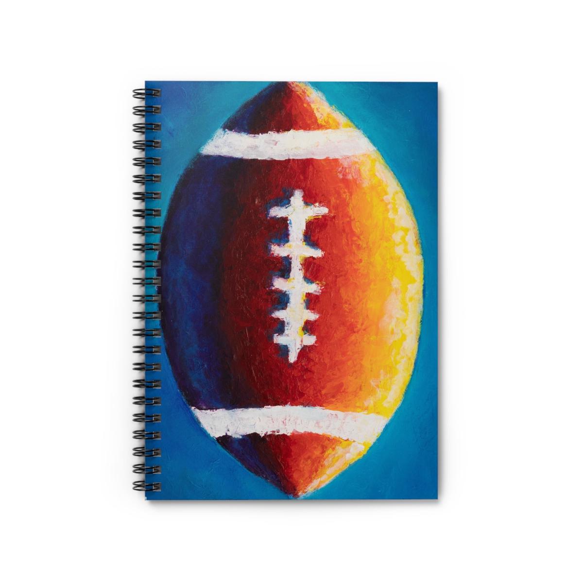 "All American Pigskin" by Donald Wilson - Mini Spiral Notebook
