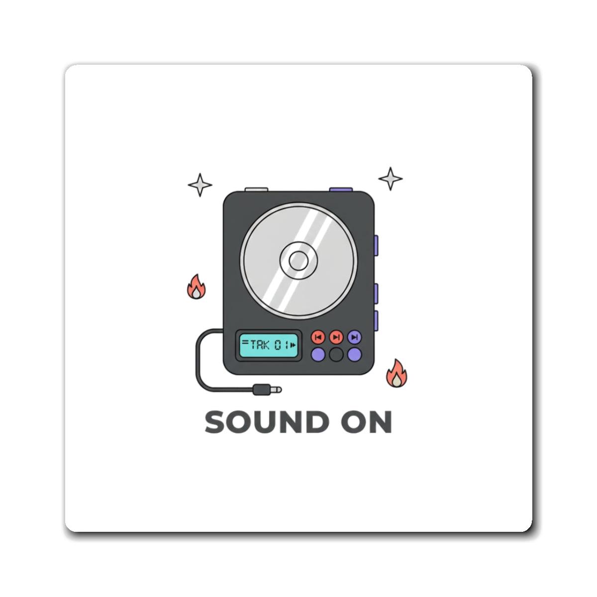 Y2K Heart CD Player Magnet | Retro Sublimation Fridge Magnet | Galentines & Valentines Gift | Aesthetic Pink Silver