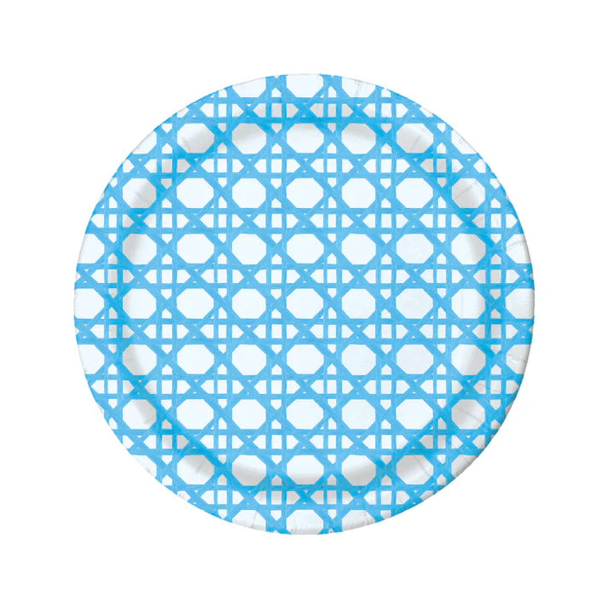 7" BLUE CANE HEAVY-DUTY PAPER PLATES
