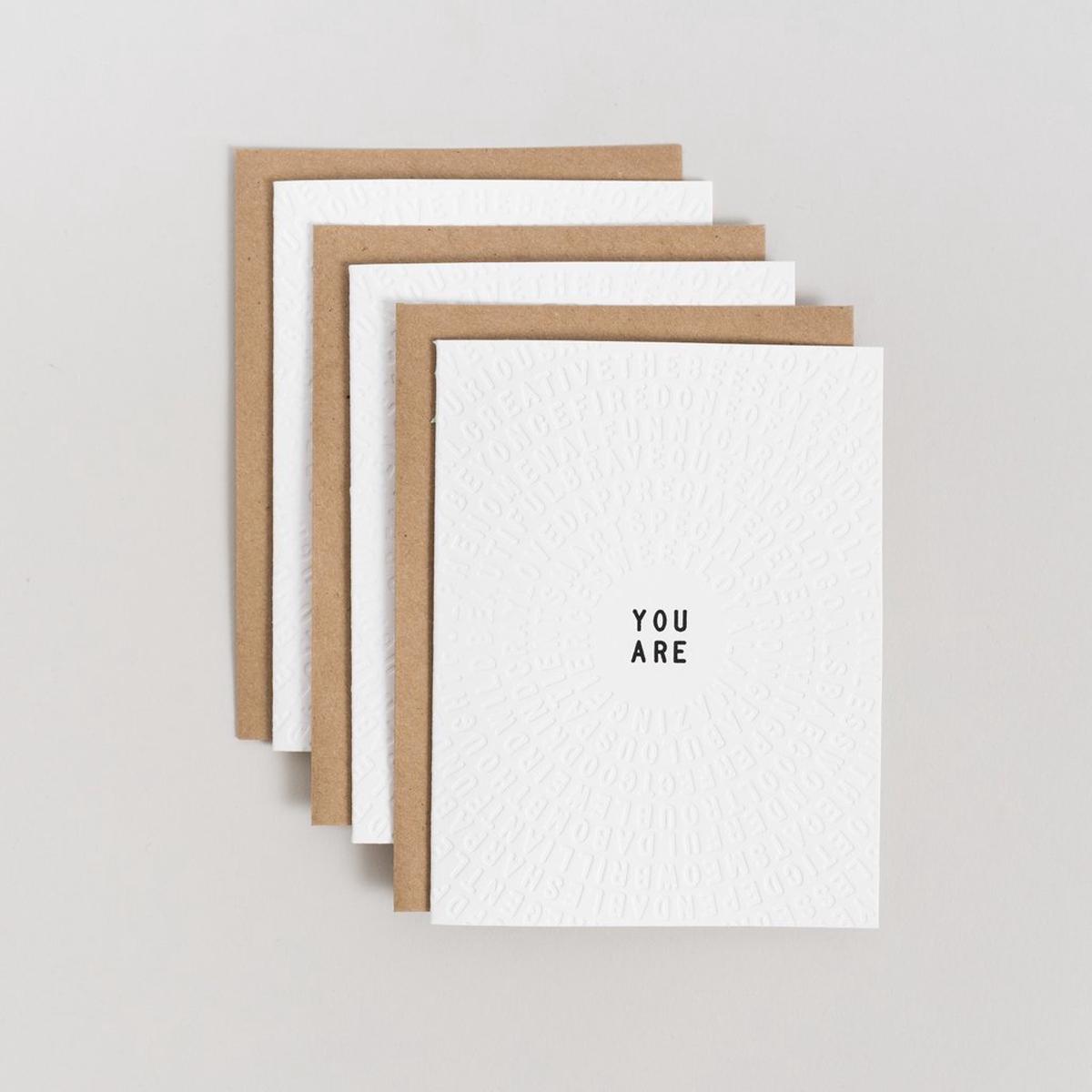 You Are Color-In Greeting Cards | 3-pack