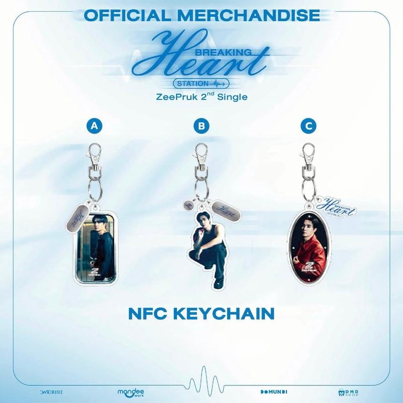 Zee Breaking Heart Station NFC Keychain